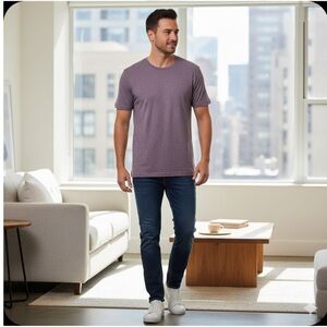 New Vuori Men's Strato Tech Tee (Elderberry Heather) V126 Size XL V126